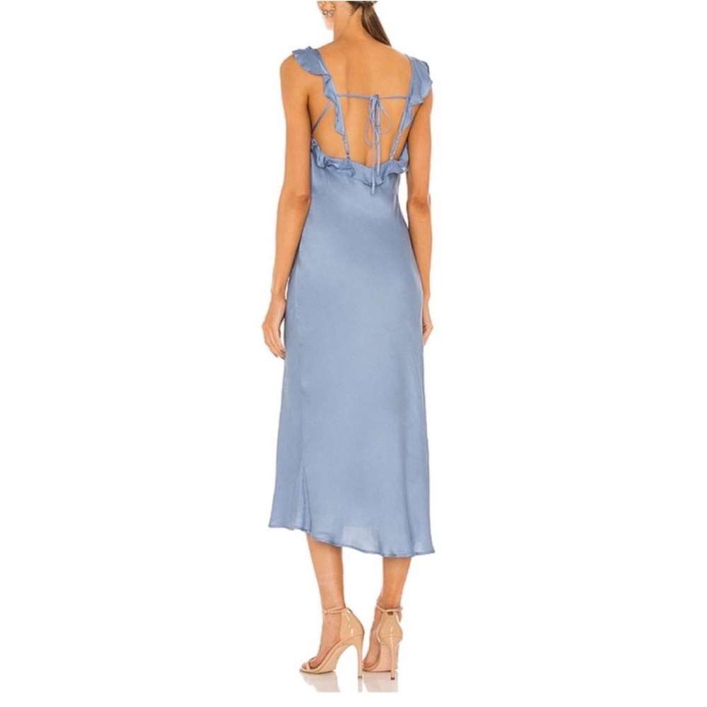 ASTR the label dress in periwinkle